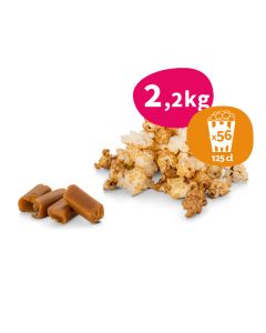 Popcorn BENOIT Caramel Salé Premium - Carton de 2 Sachets de 35 Litres