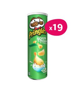 Pringles Sour Cream & Onion - 175g (x19)