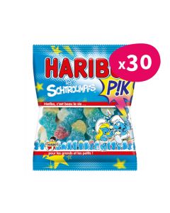 Haribo Schtroumpfs Pik - 120g - Carton de 30 sachets